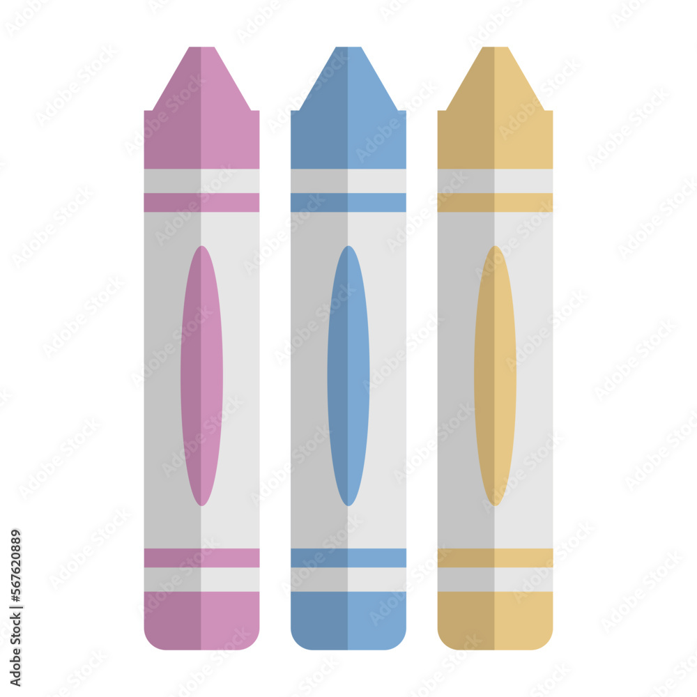 illustration of crayon