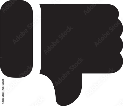 Hand icon symbol in black vector image , illustration of the human finger