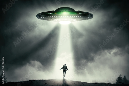 Exploring the Possibility of Extraterrestrial Encounter: Men and Alien UFO Encounters Generative AI 