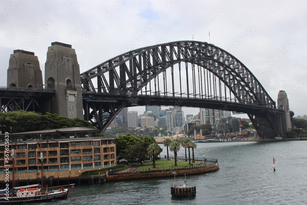 Sydney Harbour Bridge, Sydney, New South Wales, Australia.