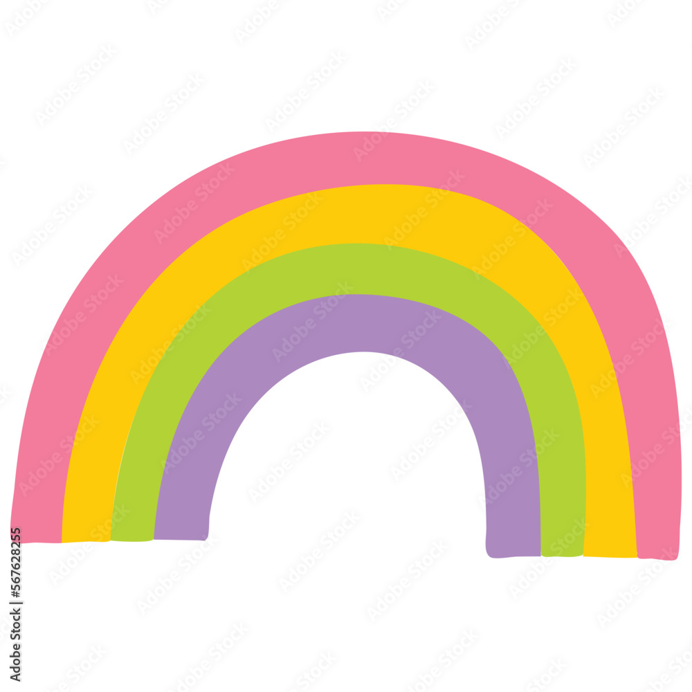 Rainbow hand drawn Rainbow hand drawn