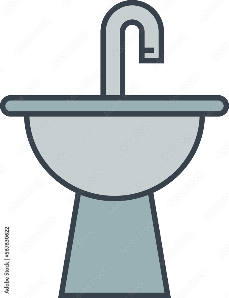 sink and basin icon sink and basin icon