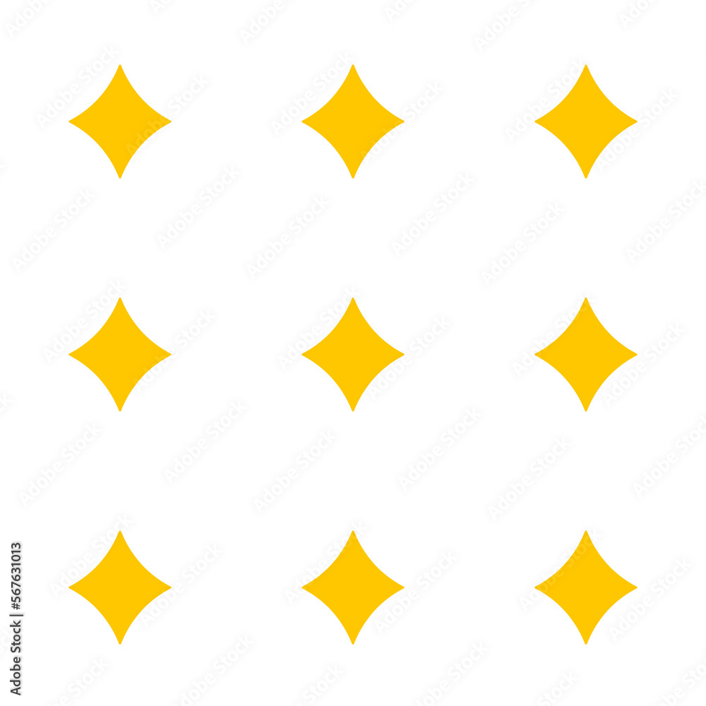 シャープでシンプルなキラキラ1とまんまるふきだしセット　カラフルな影　白フチ