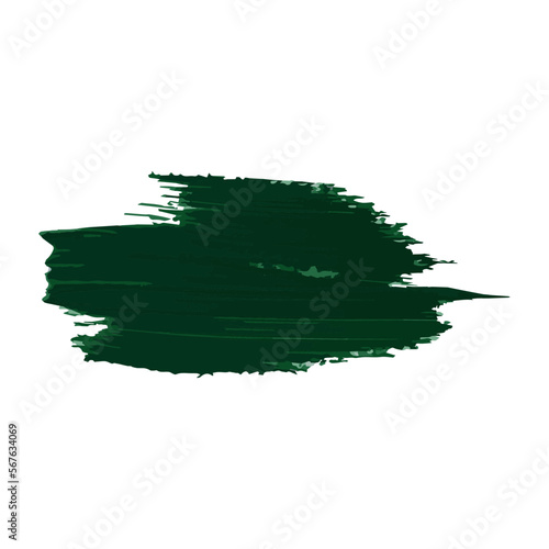 Vector texture design with acrylic paint with a green brush stroke. Artistic design of the name, logo and banner. Vector