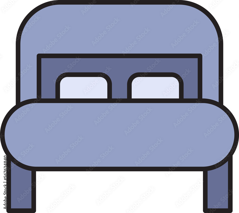 bed icon illustration