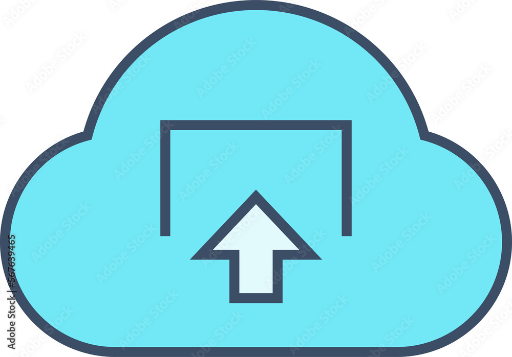 cloud and inbound icon cloud and inbound icon