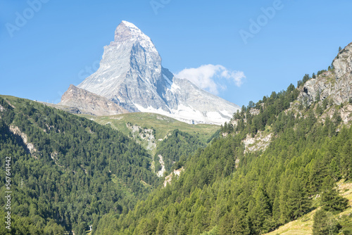 Matterhorn peak, Zermatt,  Switzerland photo