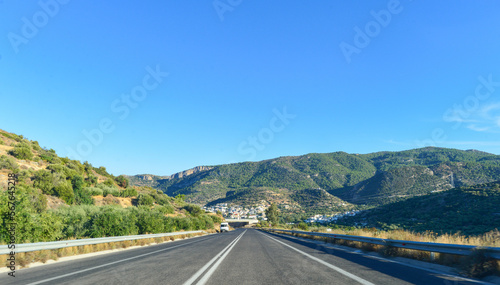 Europastra  e 75 in Nordostkreta zwischen Heraklion und Agios Nikolaos  Griechenland  