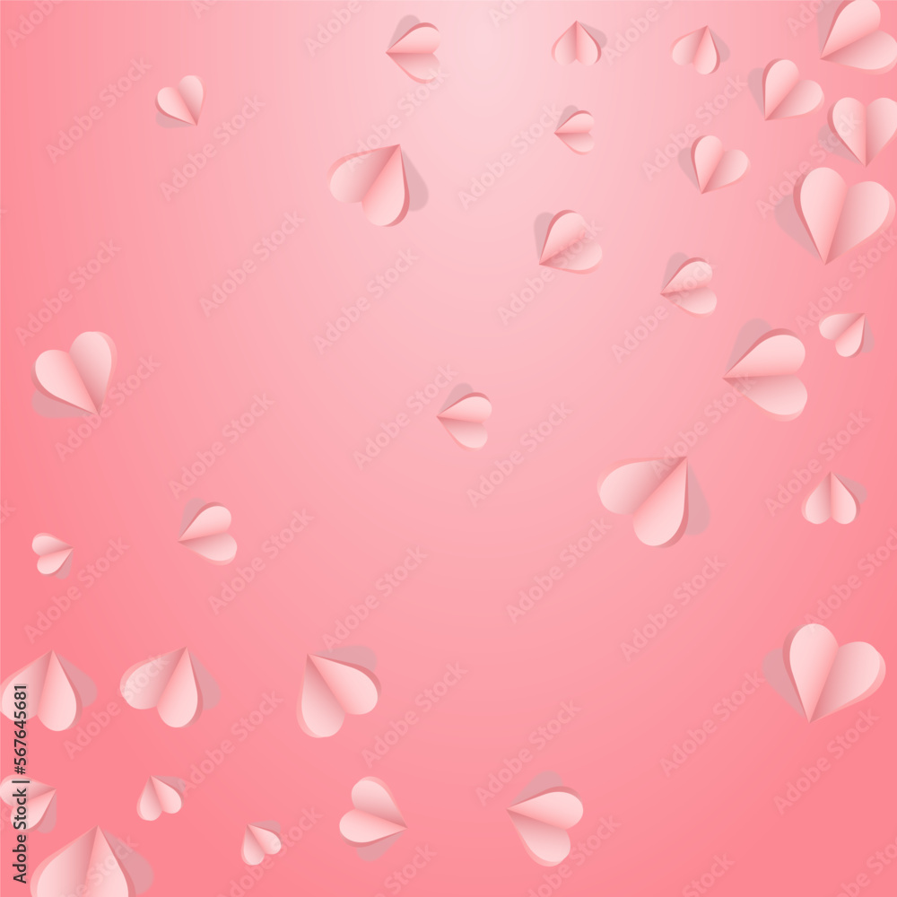 Burgundy Hearts Vector Pink Backgound. Happy Burgundy Hearts Vector Pink Backgound. Happy