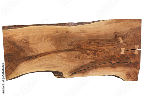 tables manufactured of natural wood isolated on white.wooden tables