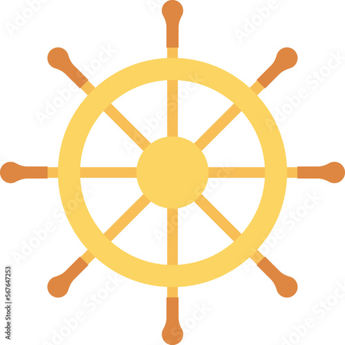 sports ship wheel and steering wheel