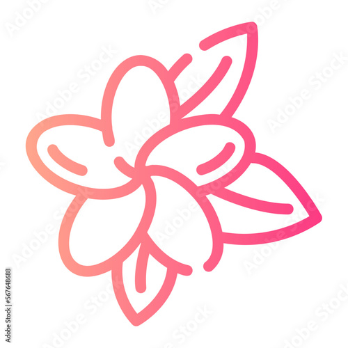 frangipani gradient icon