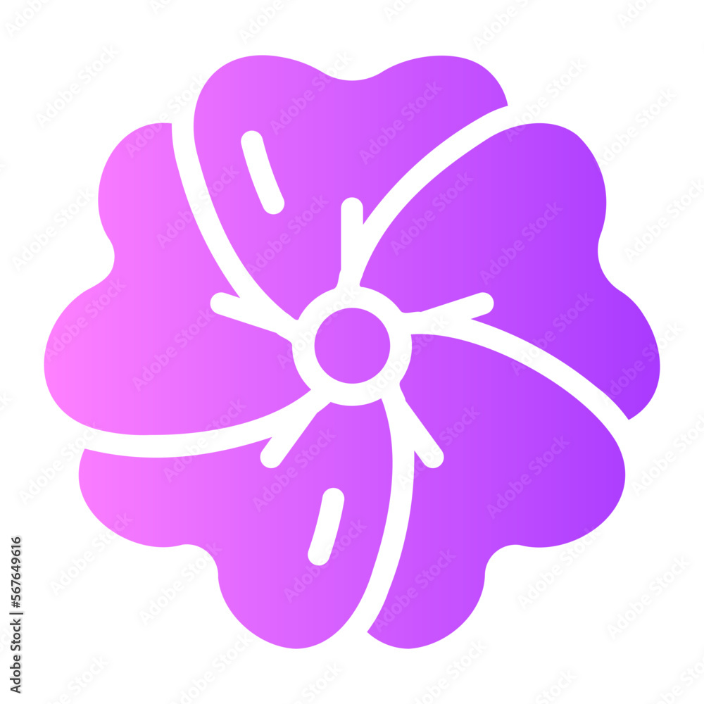 geranium gradient icon