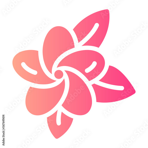 frangipani gradient icon