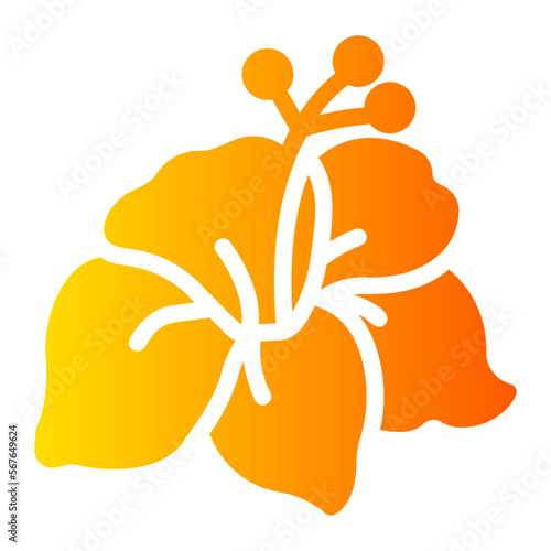 hibiscus gradient icon