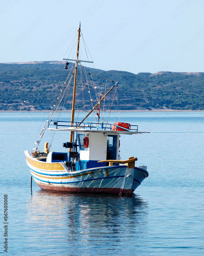 A traditional fishing boat A traditional fishing boat