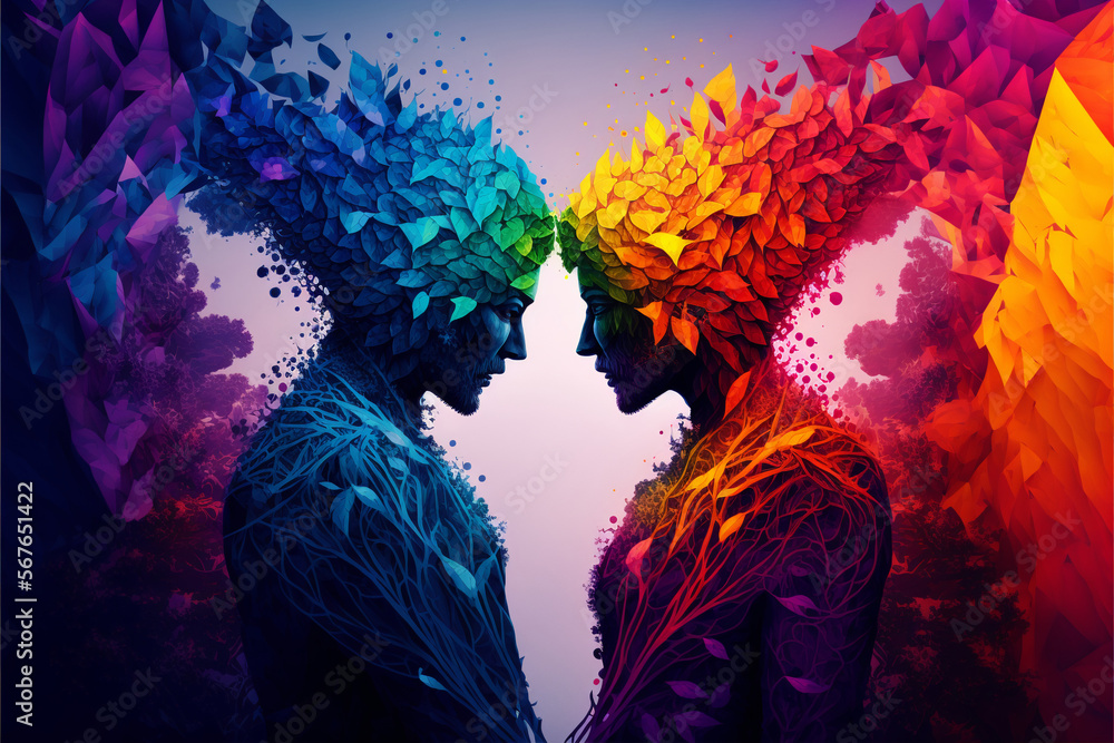 Freedom and love, Pride month. LGBT community and freedom Concept. Freedom and love, Pride month. LGBT community and freedom Concept.