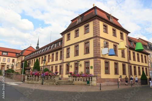 Baroque building palace Kurfürst in Fulda, Germany