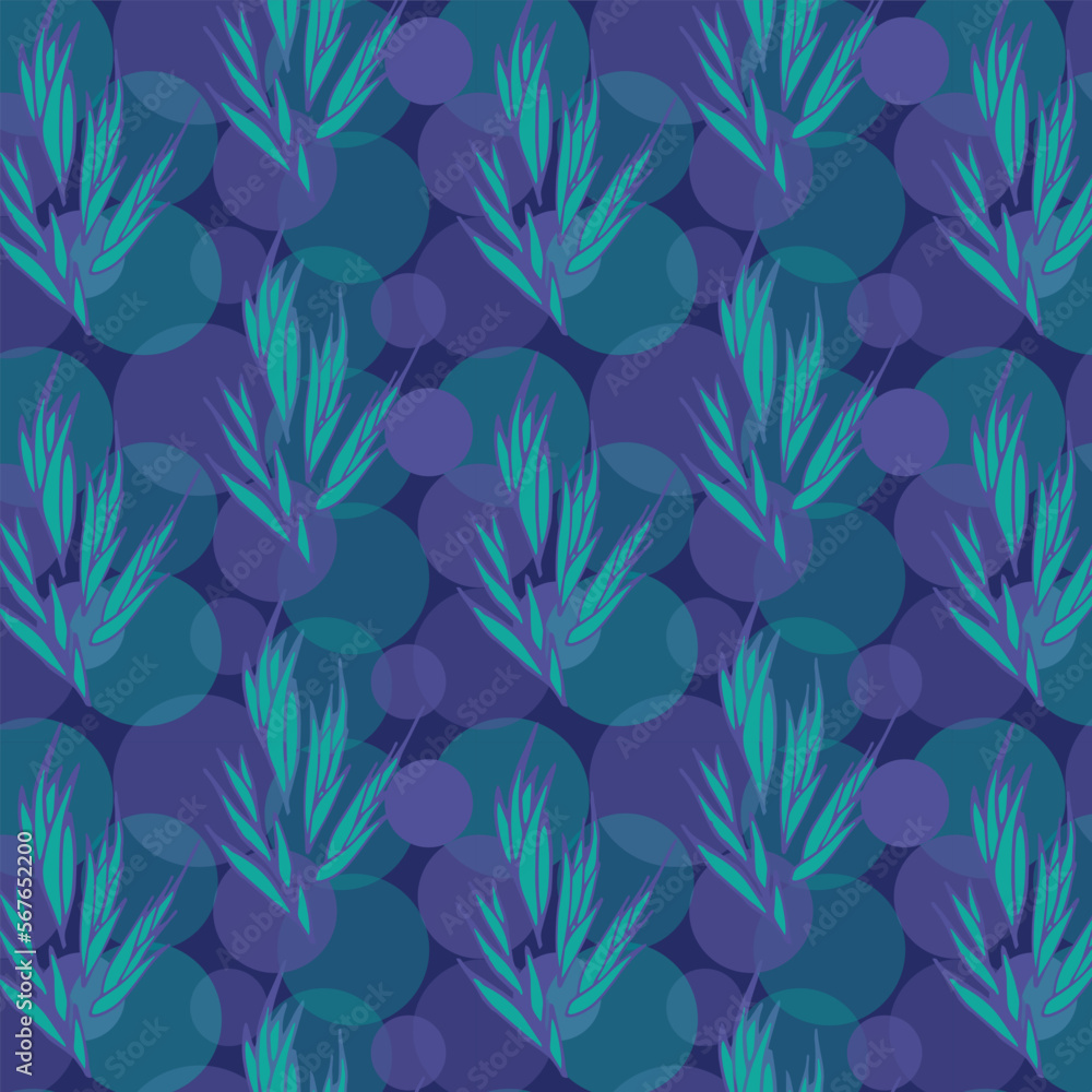 Deep blue multi layers background with branches with leaves. Decorative seamless pattern for wrapping paper, wallpaper, textile, greeting cards and invitations. Deep blue multi layers background with branches with leaves. Decorative seamless pattern for wrapping paper, wallpaper, textile, greeting cards and invitations.