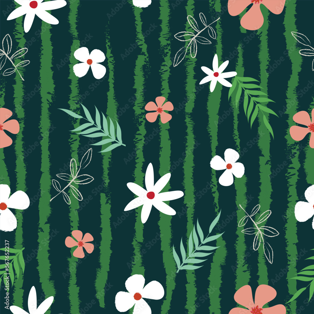 Abstract floral surface pattern seamless background vector illustration for fashion,fabric,wallpaper and print design
Abstract floral surface pattern seamless background vector illustration for fashion,fabric,wallpaper and print design