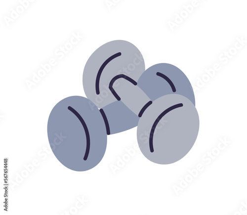 Dumbbells, sport fitness weights. Two dumbells for power, muscle strength tra...