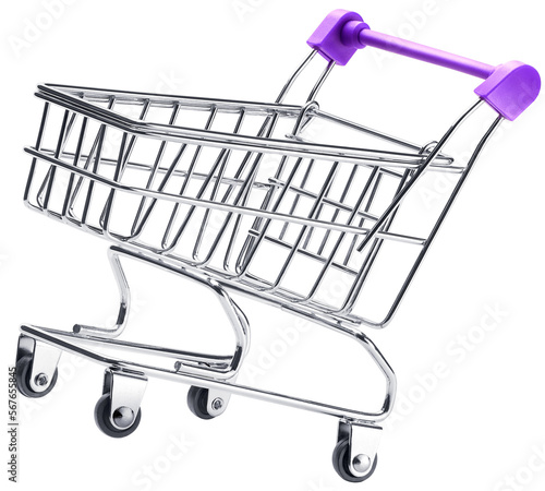 Fotografia, Obraz wheelie shopping cart