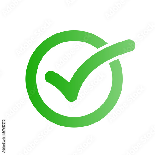 Free Download Glossy round checkbox icon. Approval icon. Vector. - GFXLoad
