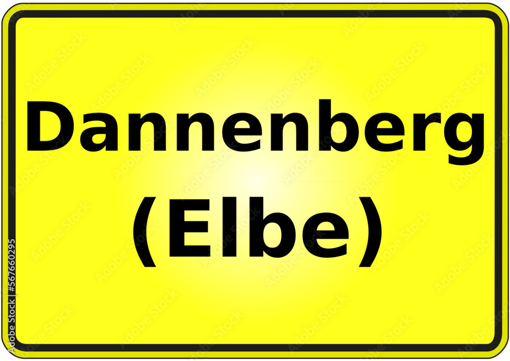 Stadteingangsschild Deutschland Stadt Dannenberg (Elbe) Stadteingangsschild Deutschland Stadt Dannenberg (Elbe)
