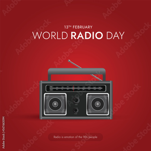 World Radio Day Social Media Post 