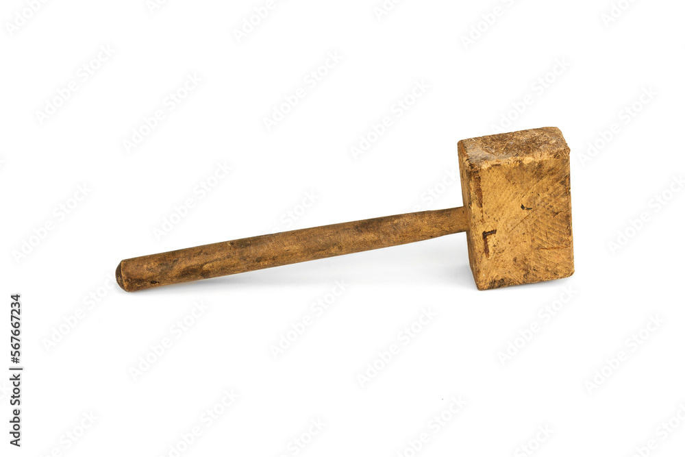 Hand tool. A wooden mallet is a carpenter's hammer. Hand tool. A wooden mallet is a carpenter's hammer.