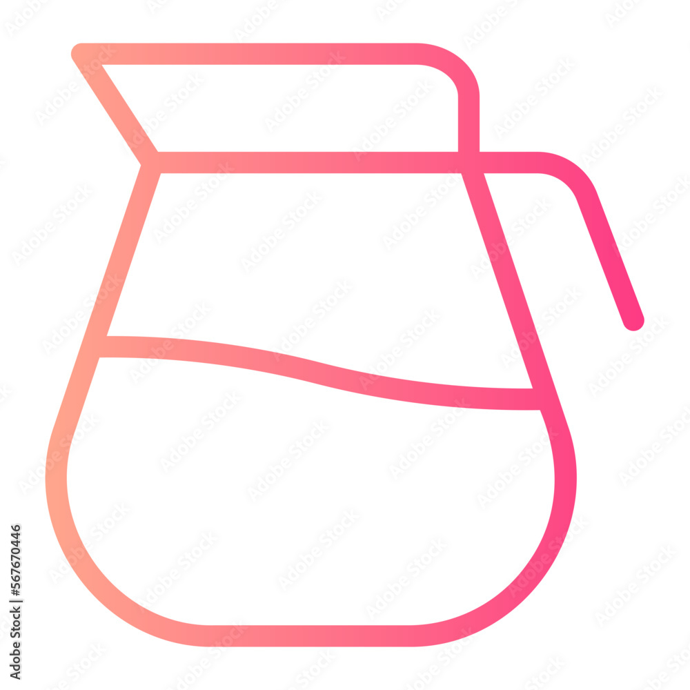 hot drink gradient icon hot drink gradient icon
