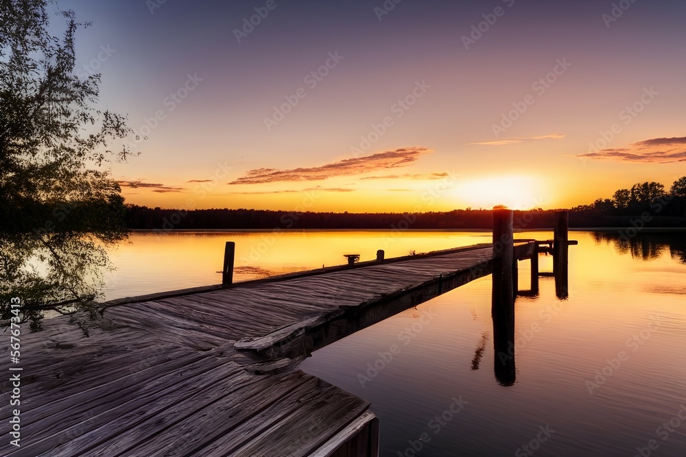 pier and sunset - generative ai
pier and sunset - generative ai