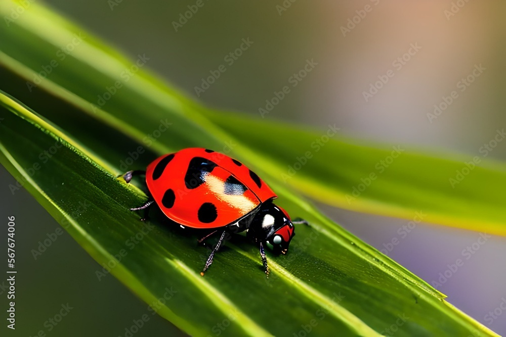 Ladybug on a Plant