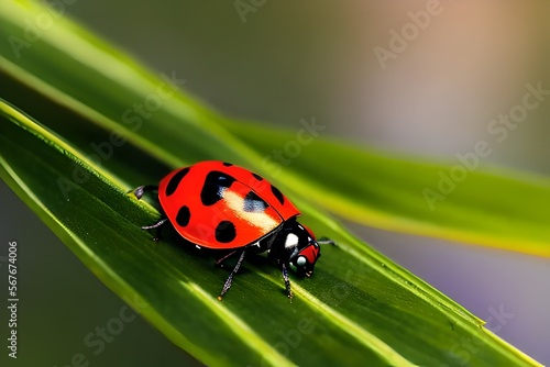 Ladybug on a Plant