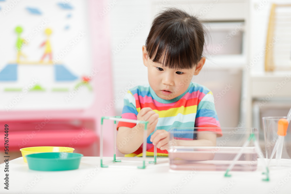 young girl play science experiments for homeschooling young girl play science experiments for homeschooling