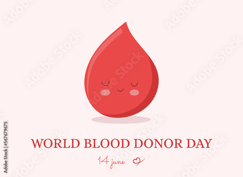 Vector Illustration for the World Blood Donor Day