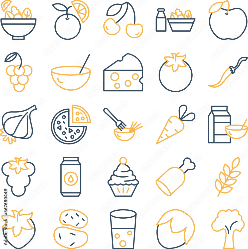 Vegetables and fruits icons set, Vegetables icons pack, fruits vector icons set, food and drink icons set, Vegetables icons collection, Food icons pack, Vegetables and fruits line dual icons set Vegetables and fruits icons set, Vegetables icons pack, fruits vector icons set, food and drink icons set, Vegetables icons collection, Food icons pack, Vegetables and fruits line dual icons set