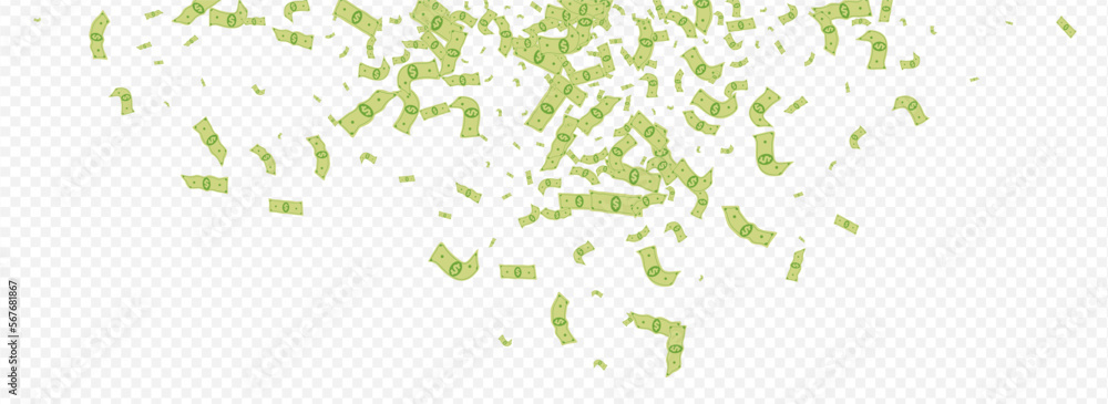 Paper Dollar Vector Transparent Panoramic Paper Dollar Vector Transparent Panoramic