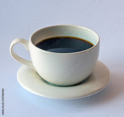 Small black cup of coffee
