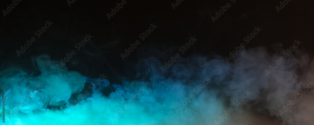 smoke on black background