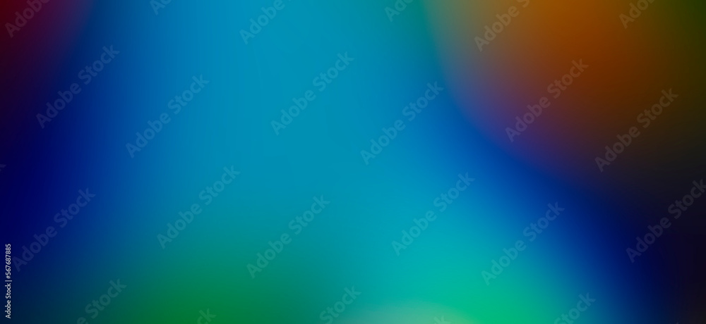 Obraz premium Rainbow colored bokeh abstract background - Modern gradient design art picture