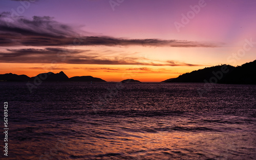 sunset at the beach