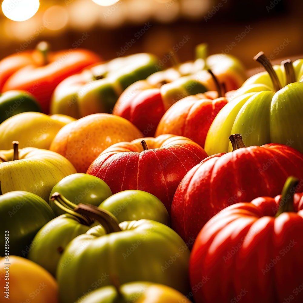 tomatoes and peppers made with Generative AI tomatoes and peppers made with Generative AI