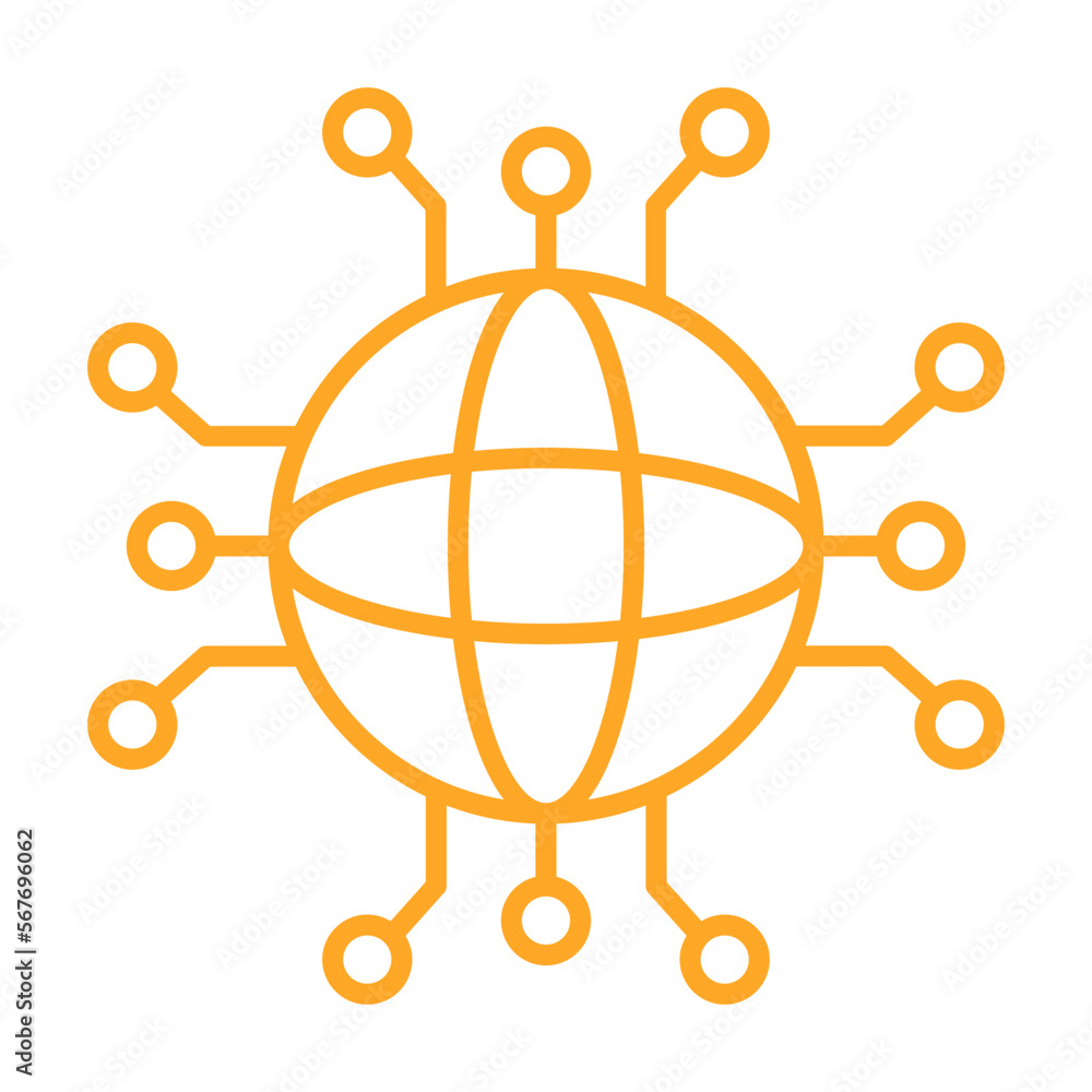 Global Network Icon Global Network Icon