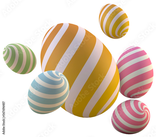 3d easter eggs