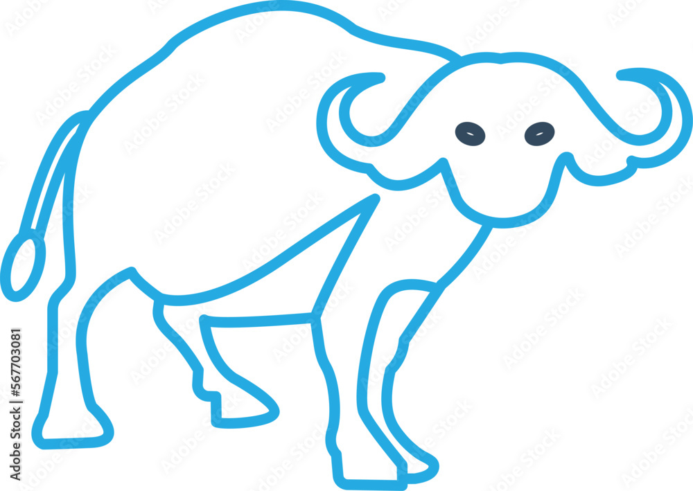 Buffalo Vector Icon
Buffalo Vector Icon