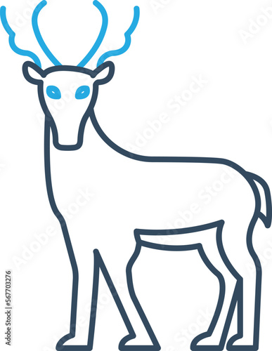 Stag Vector Icon
