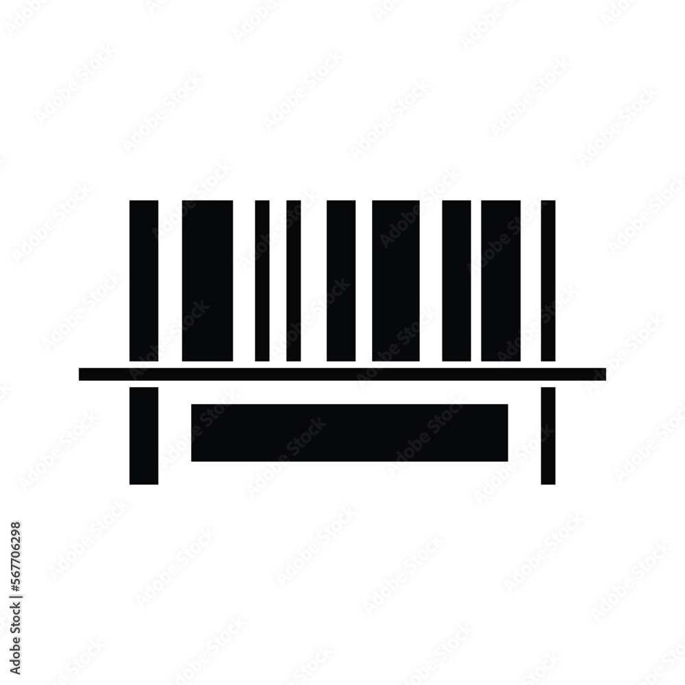 Barcode icon vector graphic illustration Barcode icon vector graphic illustration