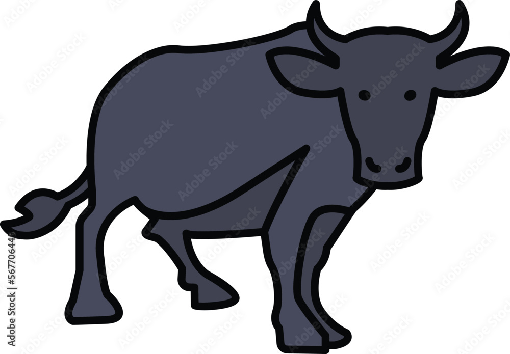 Buffalo Vector Icon
Buffalo Vector Icon