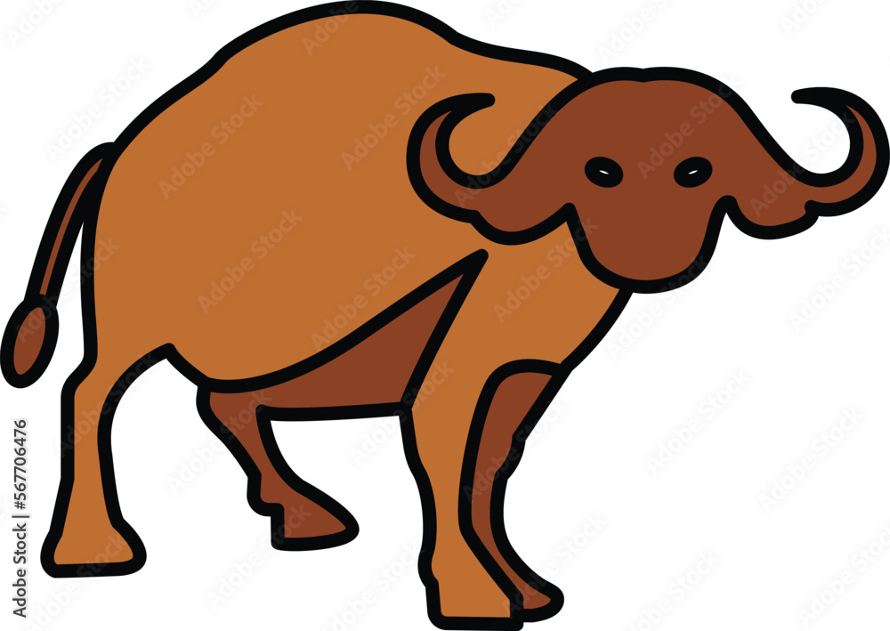 Buffalo Vector Icon
Buffalo Vector Icon